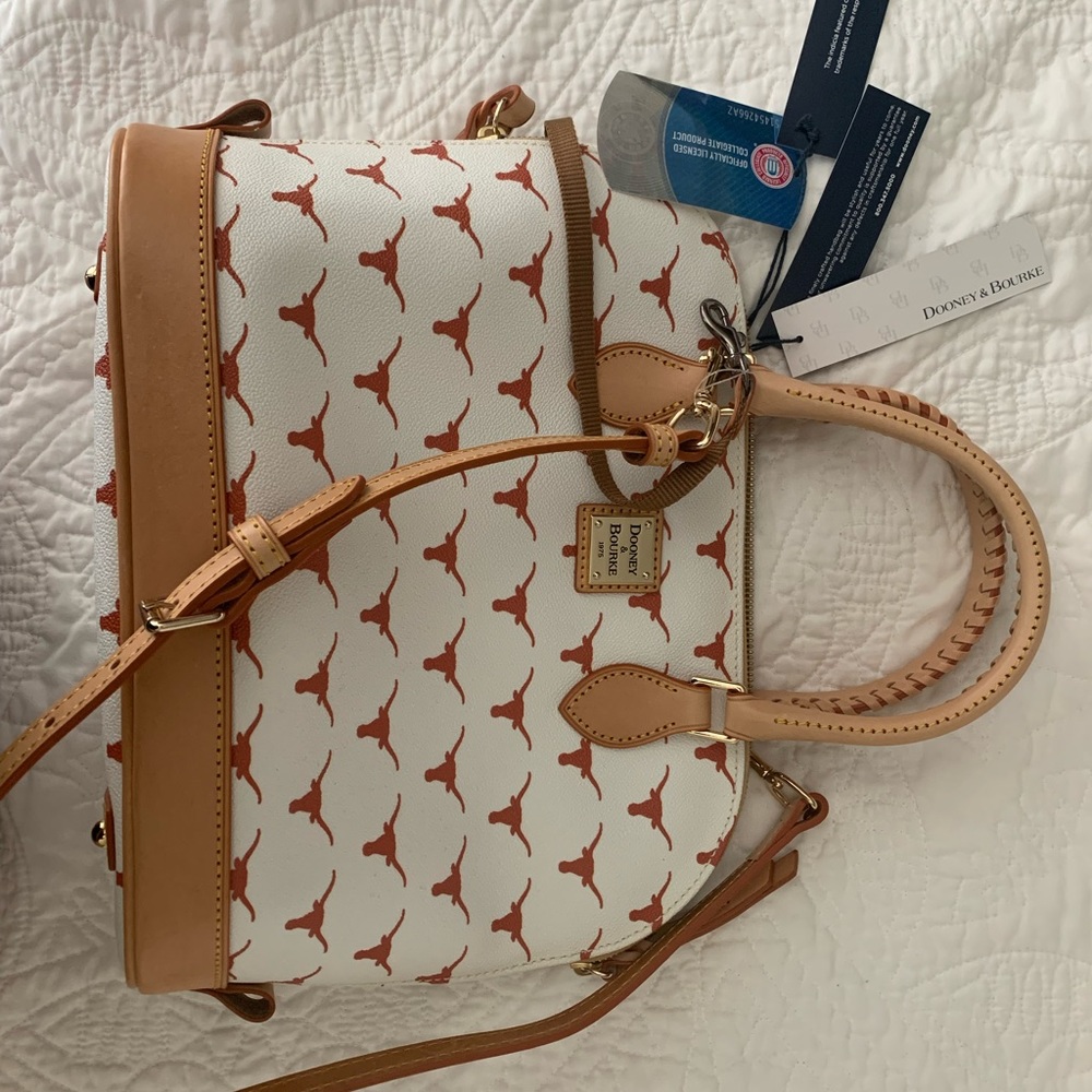 Dooney and burke university of Texas longhorn purse new with tags